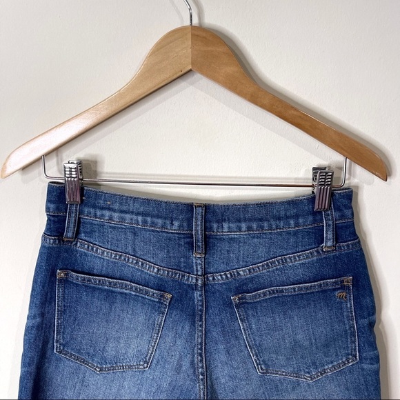 Madewell High-Rise Denim Shorts in Glenoaks Wash Cutoff Edition Size 25 - Picture 6 of 8